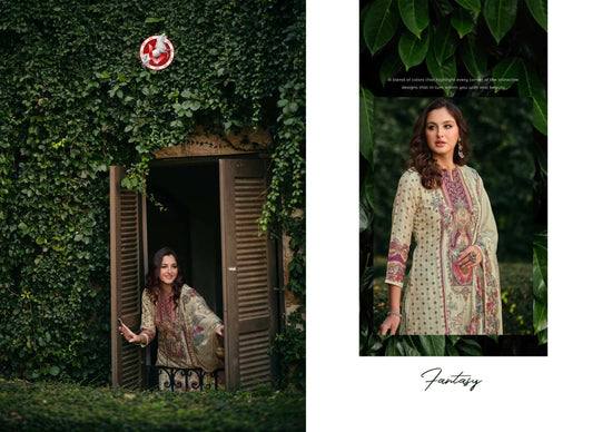 Vivek Fashion Parina Vol 32 Premium Russian Silk Dress Material