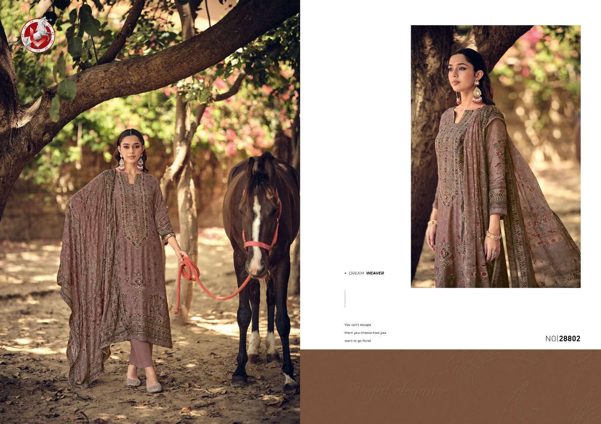 Vivek Fashion Parina Vol 35 Premium Modal Silk Dress Material - Amrah Wholesale
