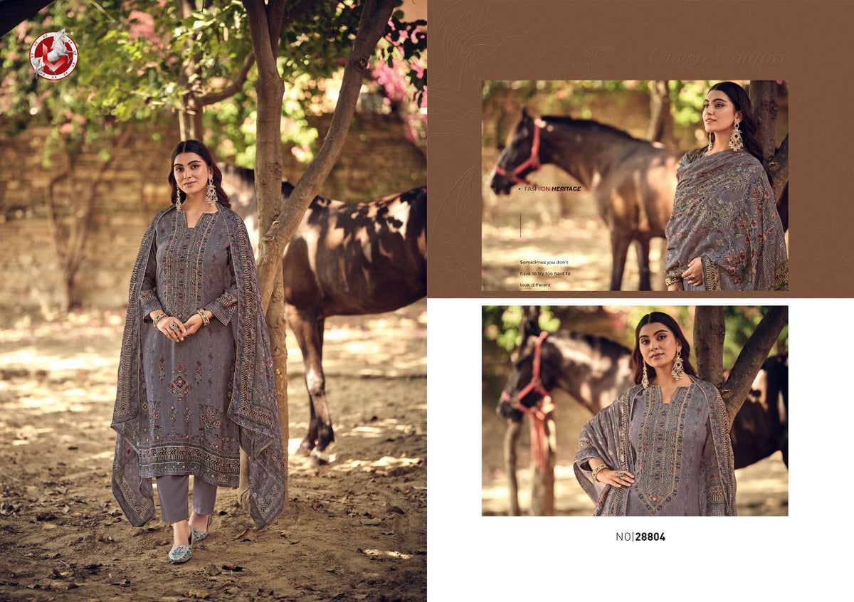 Vivek Fashion Parina Vol 35 Premium Modal Silk Dress Material - Amrah Wholesale