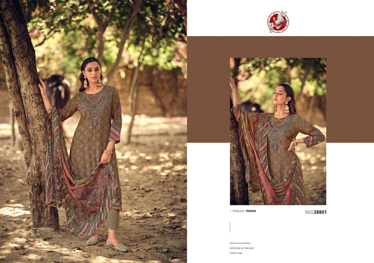 Vivek Fashion Parina Vol 35 Premium Modal Silk Dress Material - Amrah Wholesale