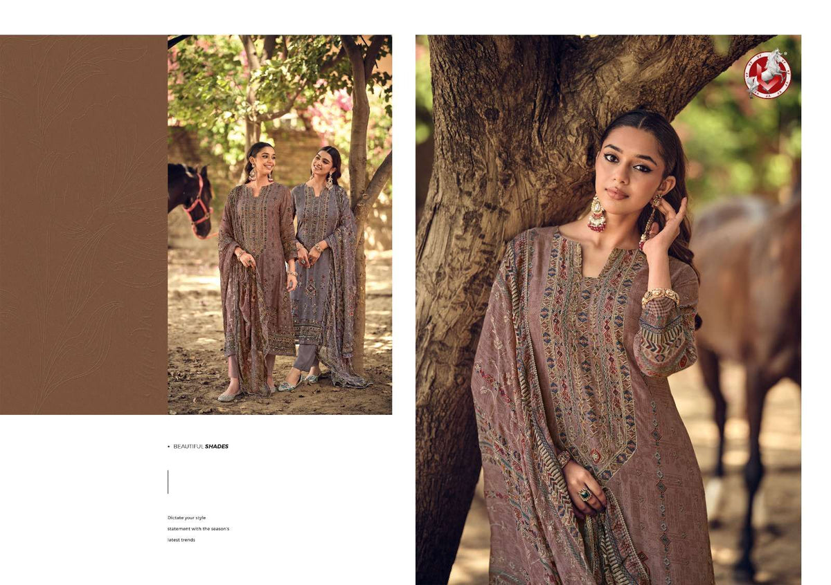 Vivek Fashion Parina Vol 35 Premium Modal Silk Dress Material - Amrah Wholesale