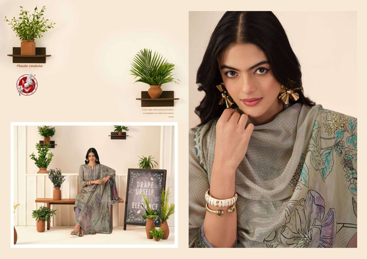 Vivek Fashion Parina Vol 37 Fancy Satin Salwar Suit Collection