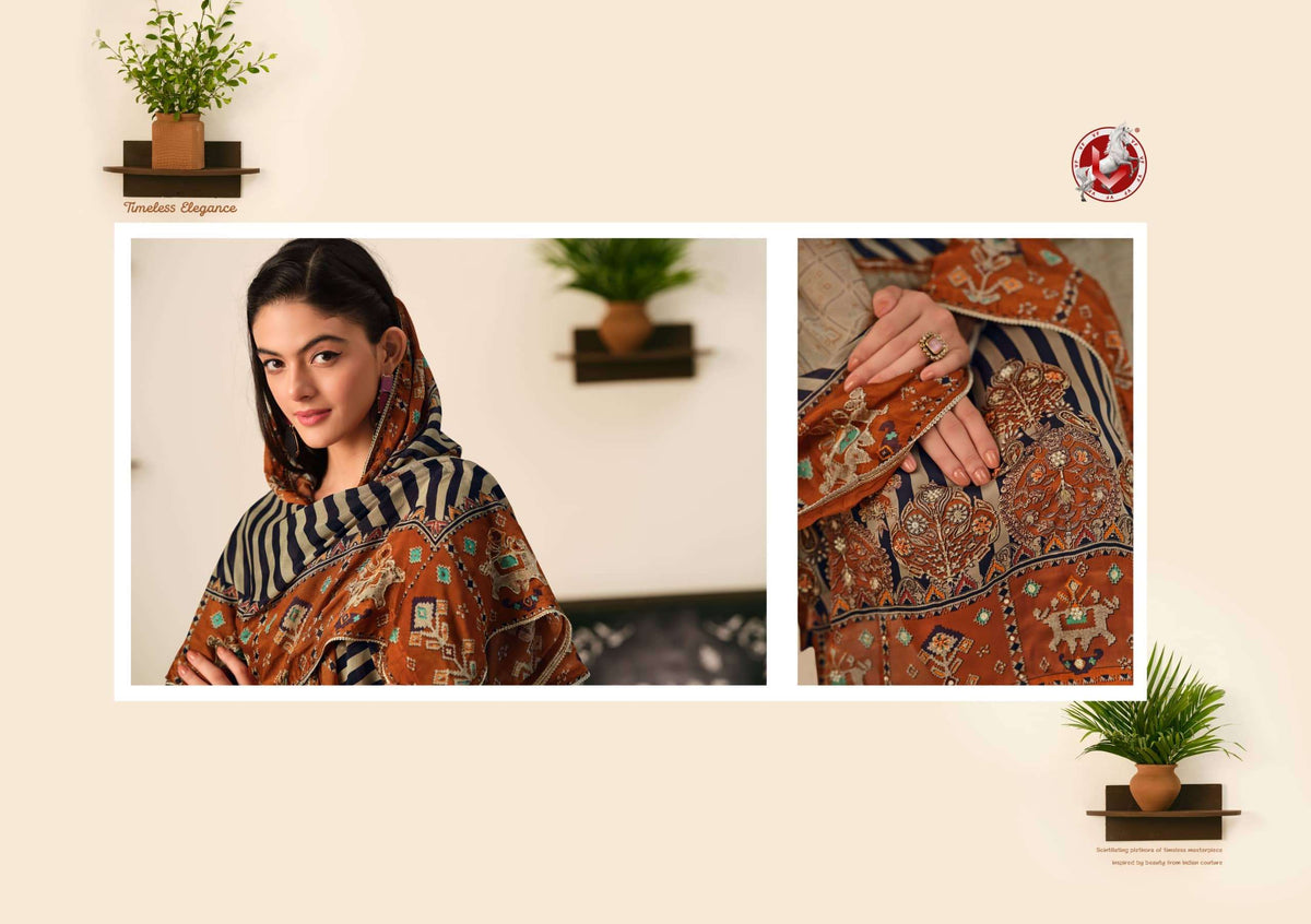 Vivek Fashion Parina Vol 37 Fancy Satin Salwar Suit Collection