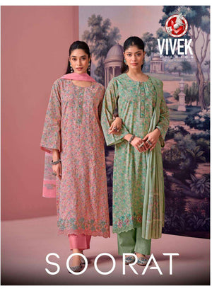Vivek Fashion Soorat Premium Mul Cotton Pakistani Suit