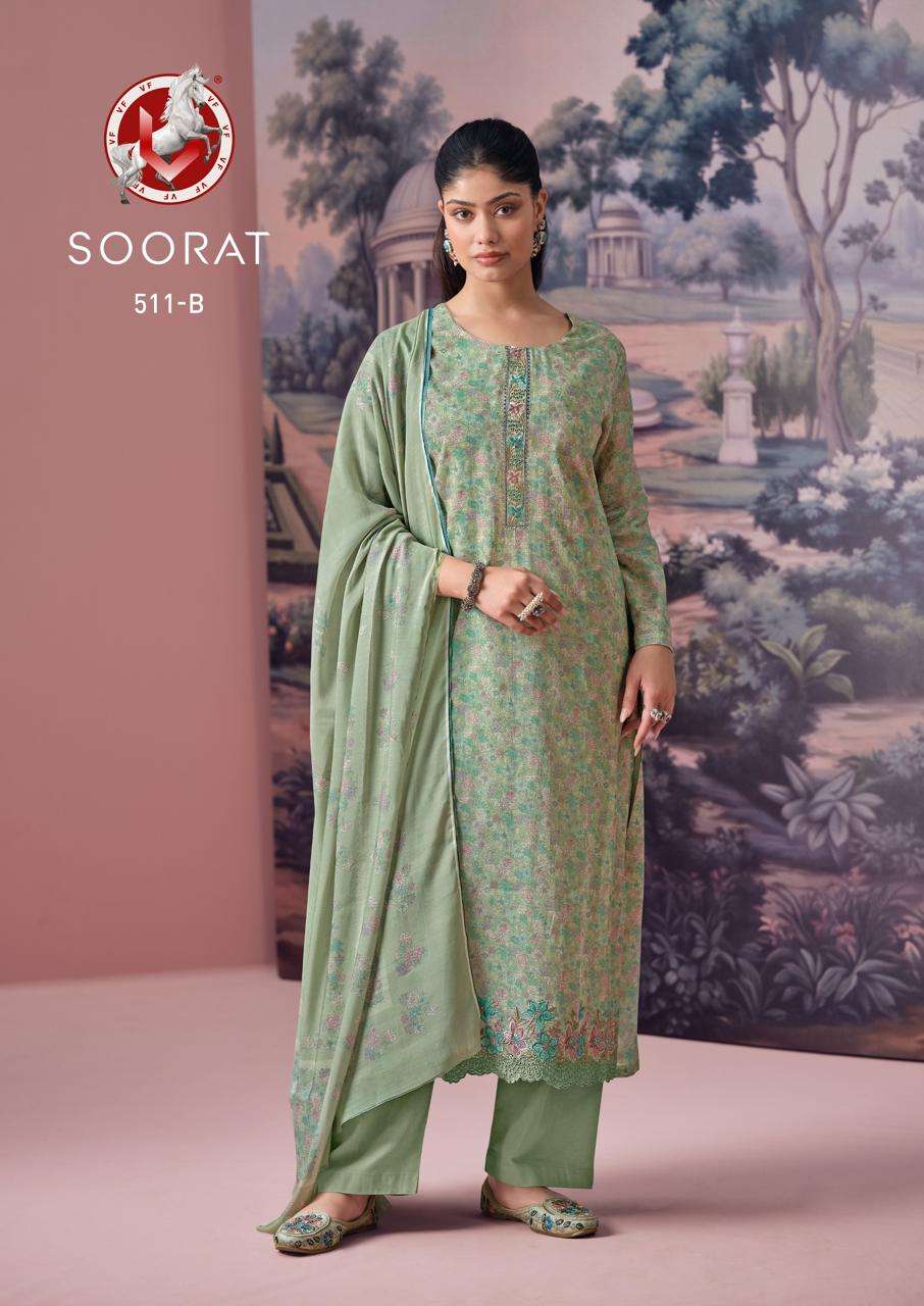 Vivek Fashion Soorat Premium Mul Cotton Pakistani Suit - Amrah Wholesale