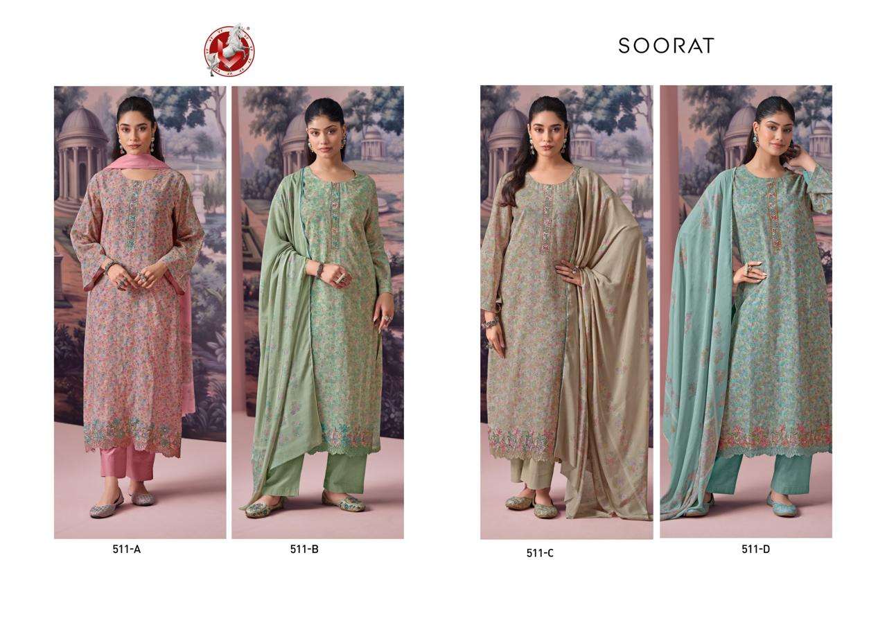 Vivek Fashion Soorat Premium Mul Cotton Pakistani Suit - Amrah Wholesale