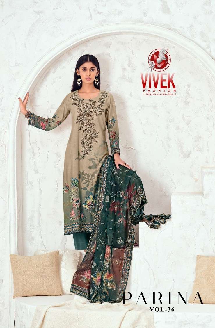 Vivek Fashion Parina Vol 36 Premium Modal Silk Dress Material
