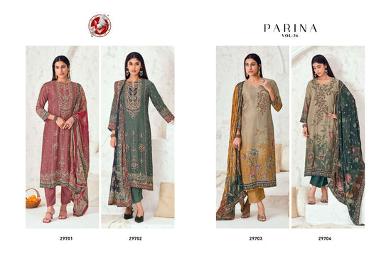 Vivek Fashion Parina Vol 36 Premium Modal Silk Dress Material