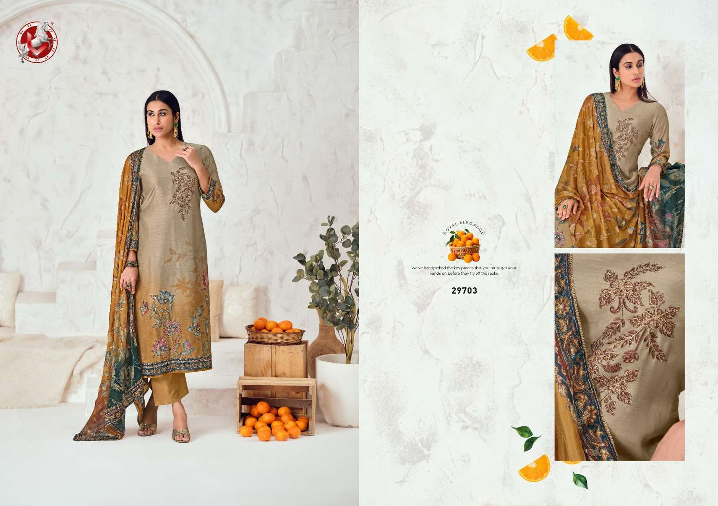 Vivek Fashion Parina Vol 36 Premium Modal Silk Dress Material