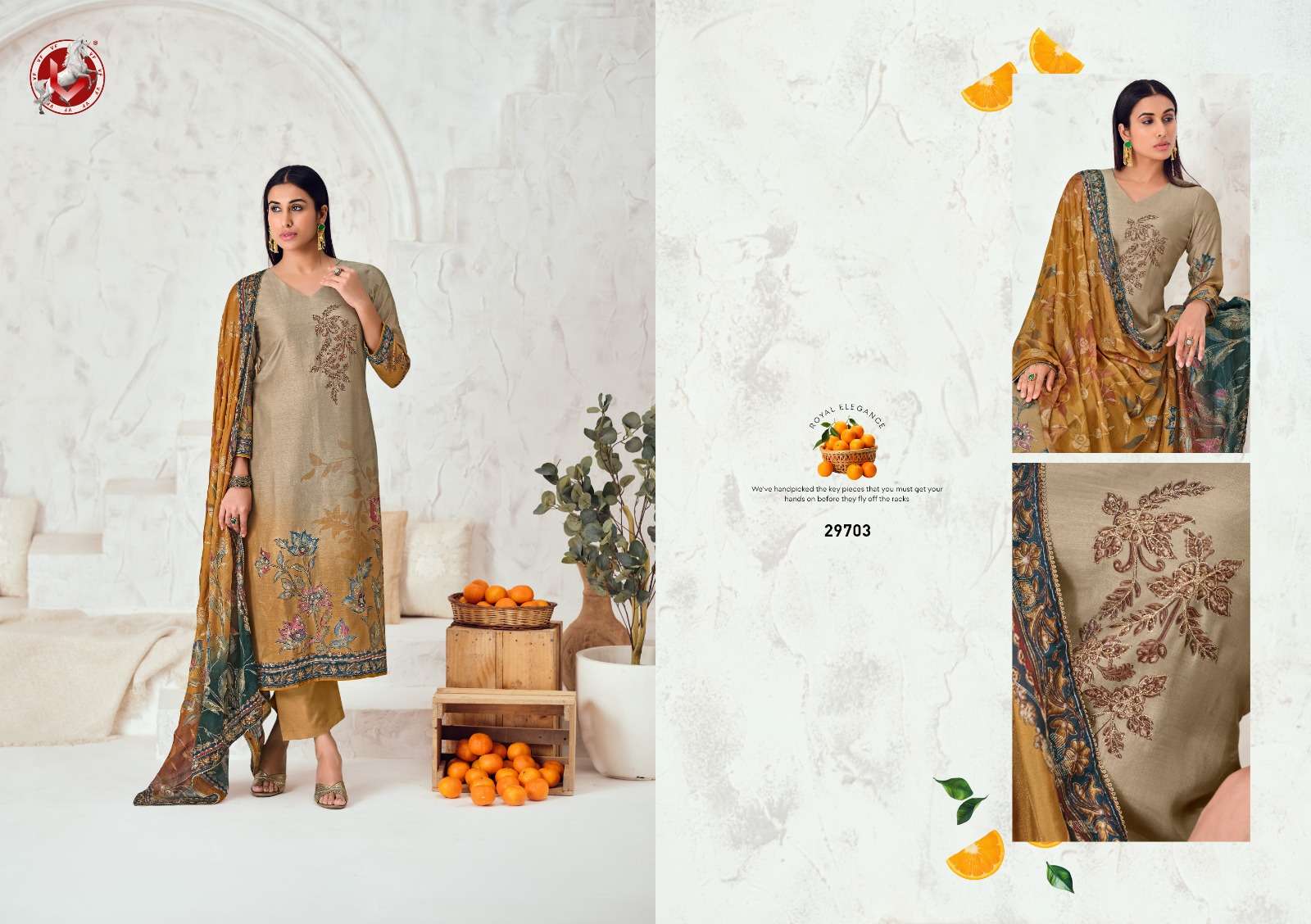 Vivek Fashion Parina Vol 36 Premium Modal Silk Dress Material
