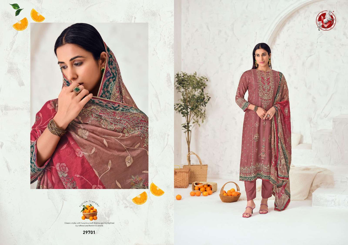 Vivek Fashion Parina Vol 36 Premium Modal Silk Dress Material