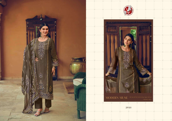 Vivek Fashion Tanisha Vol 7 Premium Tissue Silk Dress Material