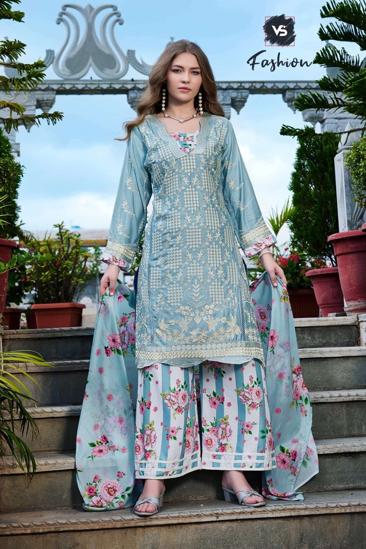 VS.FASHION 2751 Rayon Pakistani Suit Set - Amrah Wholesale