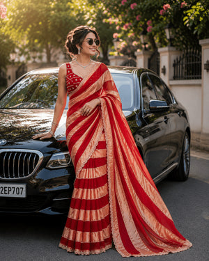 VT 6012 T Space Silk Jharkan Work Fancy Saree Collection - Amrah Wholesale