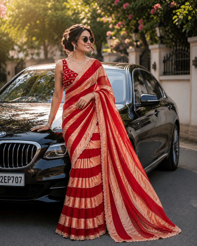 VT 6012 T Space Silk Jharkan Work Fancy Saree Collection - Amrah Wholesale