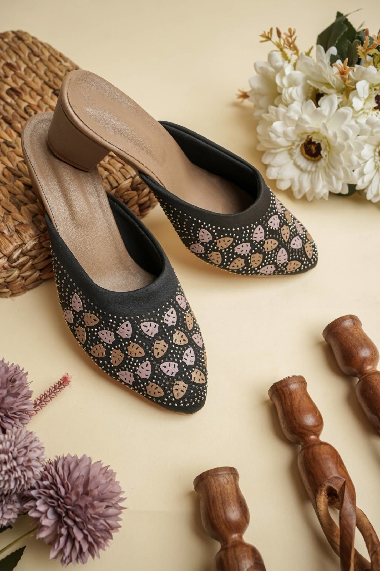 Womens Multicolor Heels Jutti Vol 1