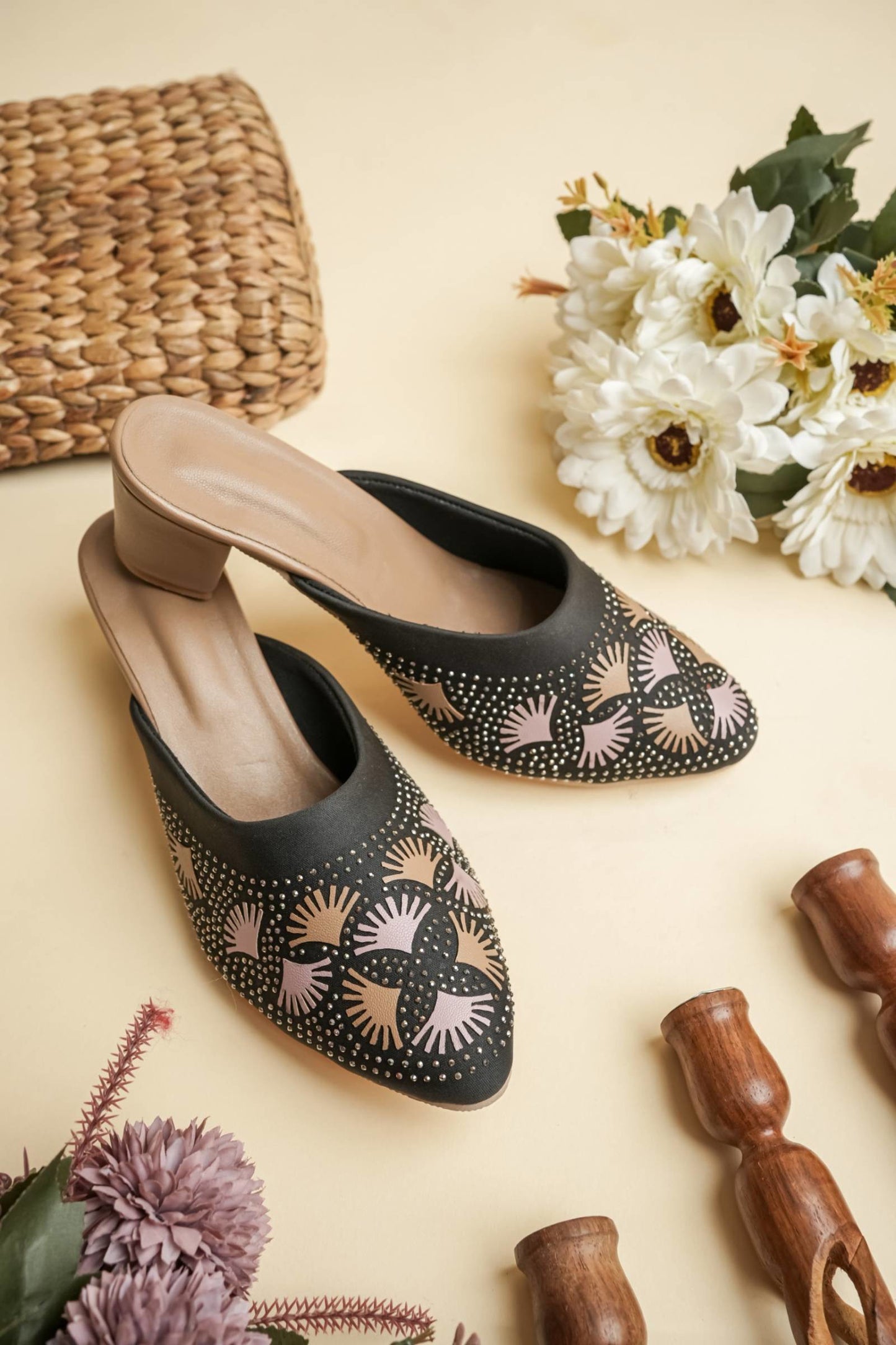 Womens Multicolor Heels Jutti Vol 1