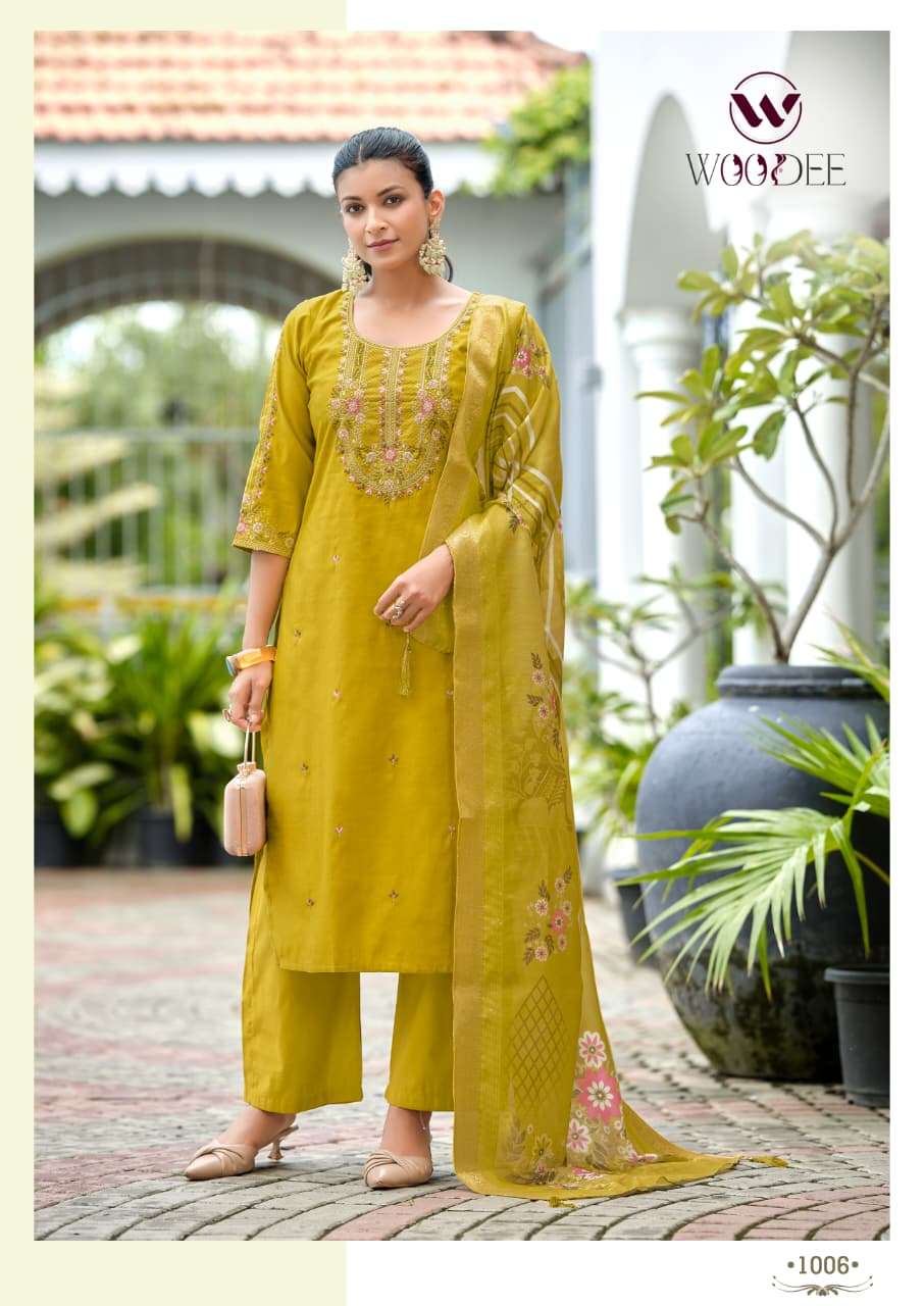 Woodee Hoor Heavy Viscose Gadhwal Salwar Suit Set