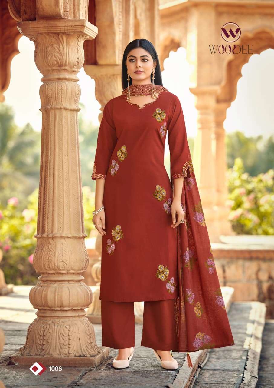 Woodee Mahek Cotton Salwar Suit Set - Amrah Wholesale
