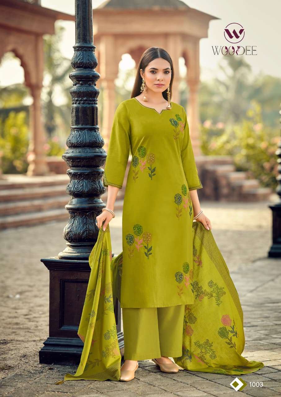 Woodee Mahek Cotton Salwar Suit Set - Amrah Wholesale