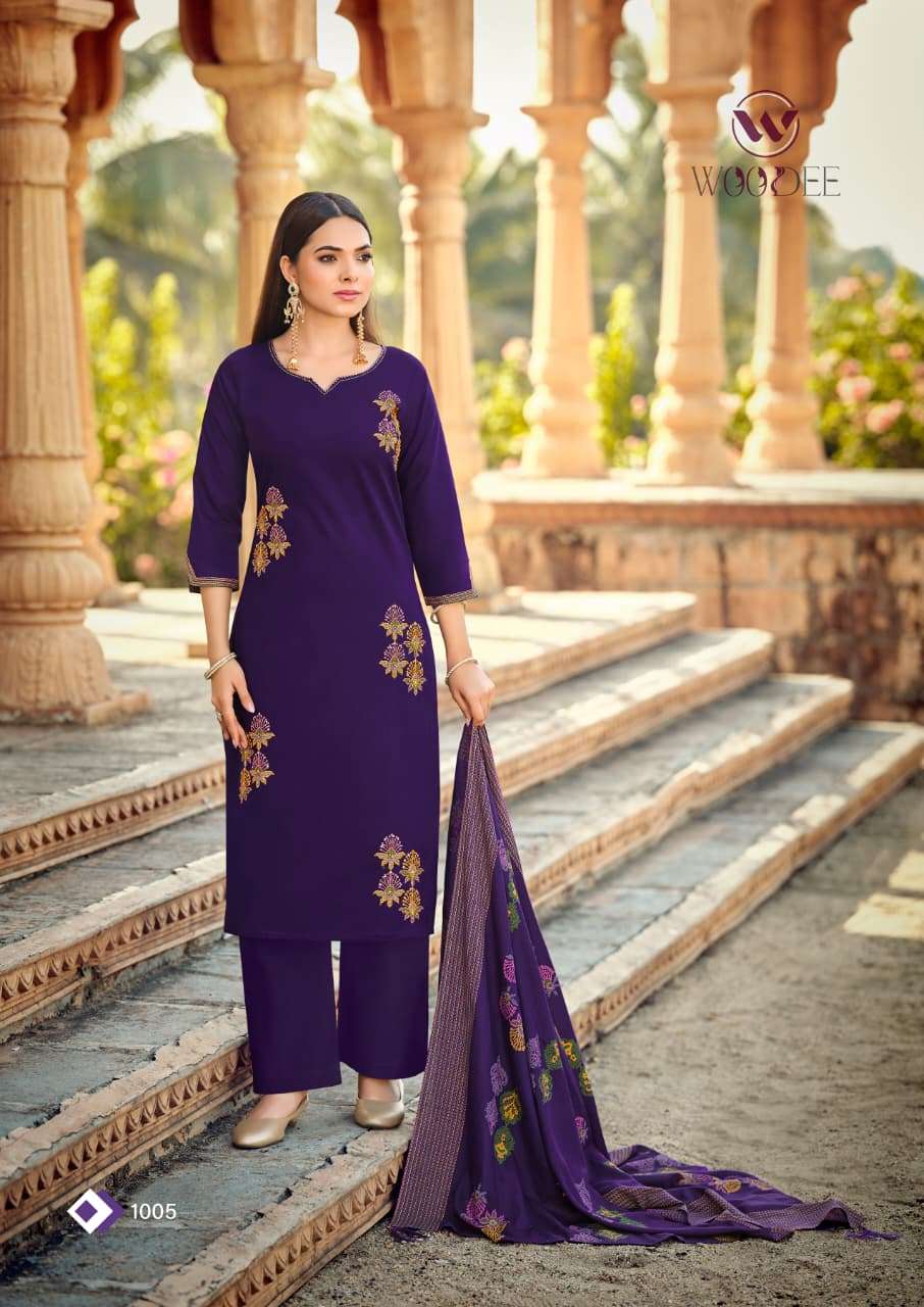Woodee Mahek Cotton Salwar Suit Set - Amrah Wholesale