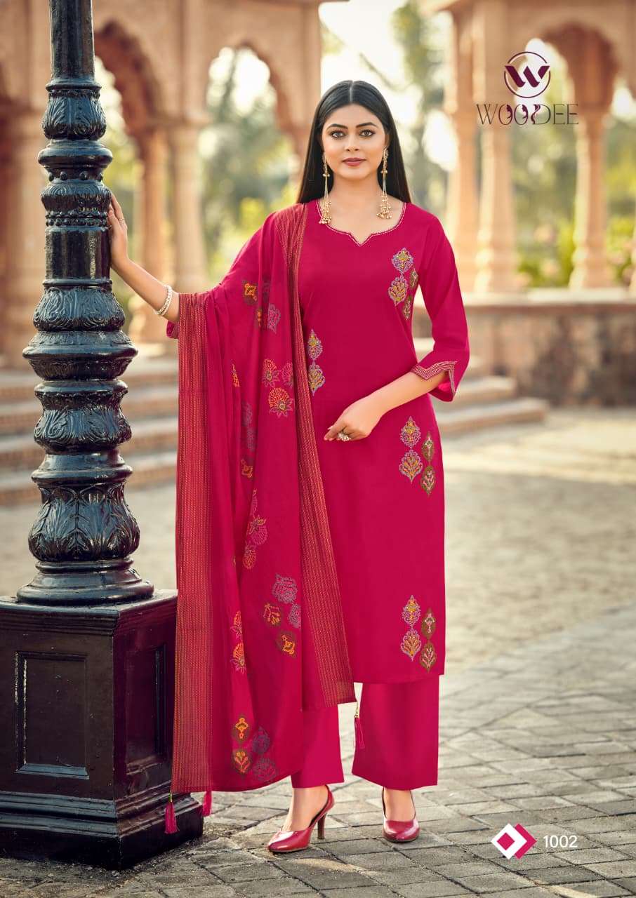 Woodee Mahek Cotton Salwar Suit Set - Amrah Wholesale