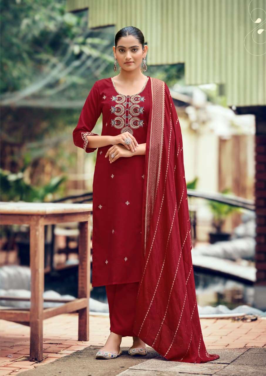 Woodee Raahi Viscose Silk Stitched Dresses