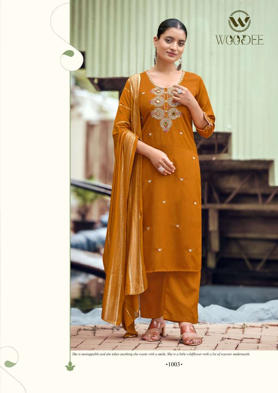 Woodee Raahi Viscose Silk Stitched Dresses
