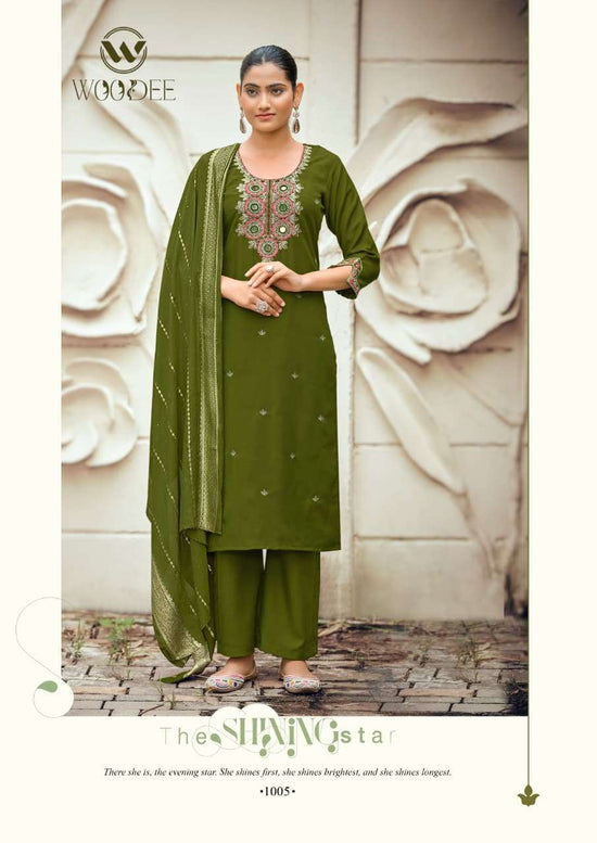Woodee Raahi Viscose Silk Stitched Dresses