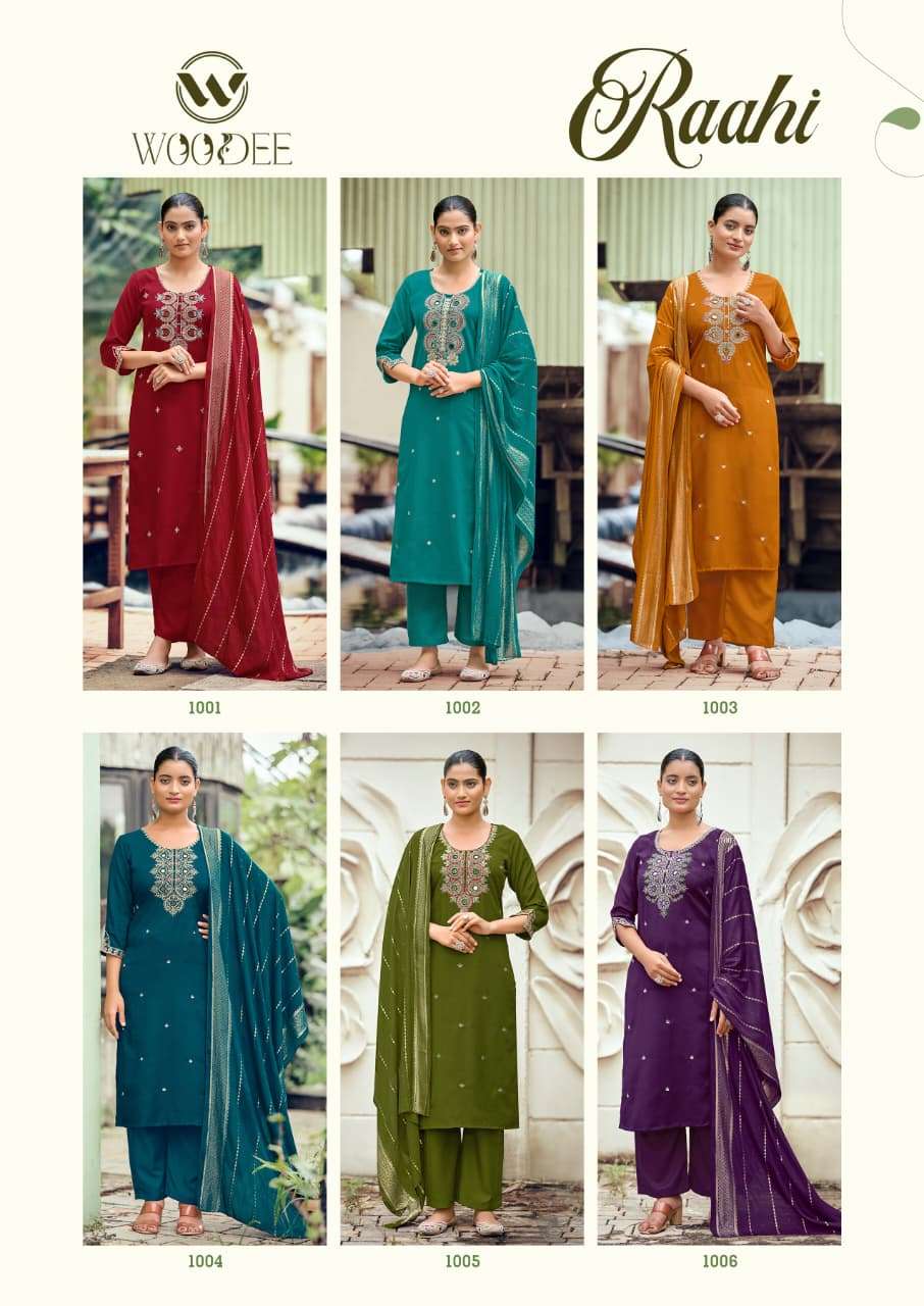 Woodee Raahi Viscose Silk Stitched Dresses