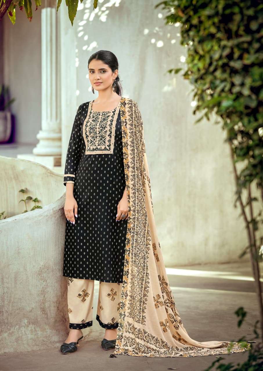 Woodee Rangoli Rayon Punjabi Suit Set