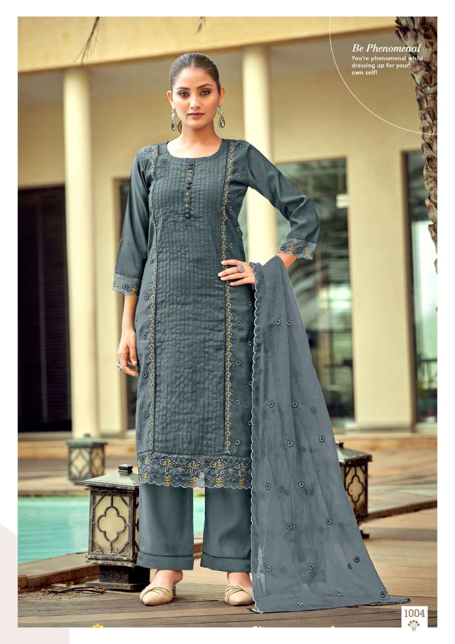 WOODEE WOMIKA VOL-2 Mal Cotton Stitched Embroidered Punjabi Suit
