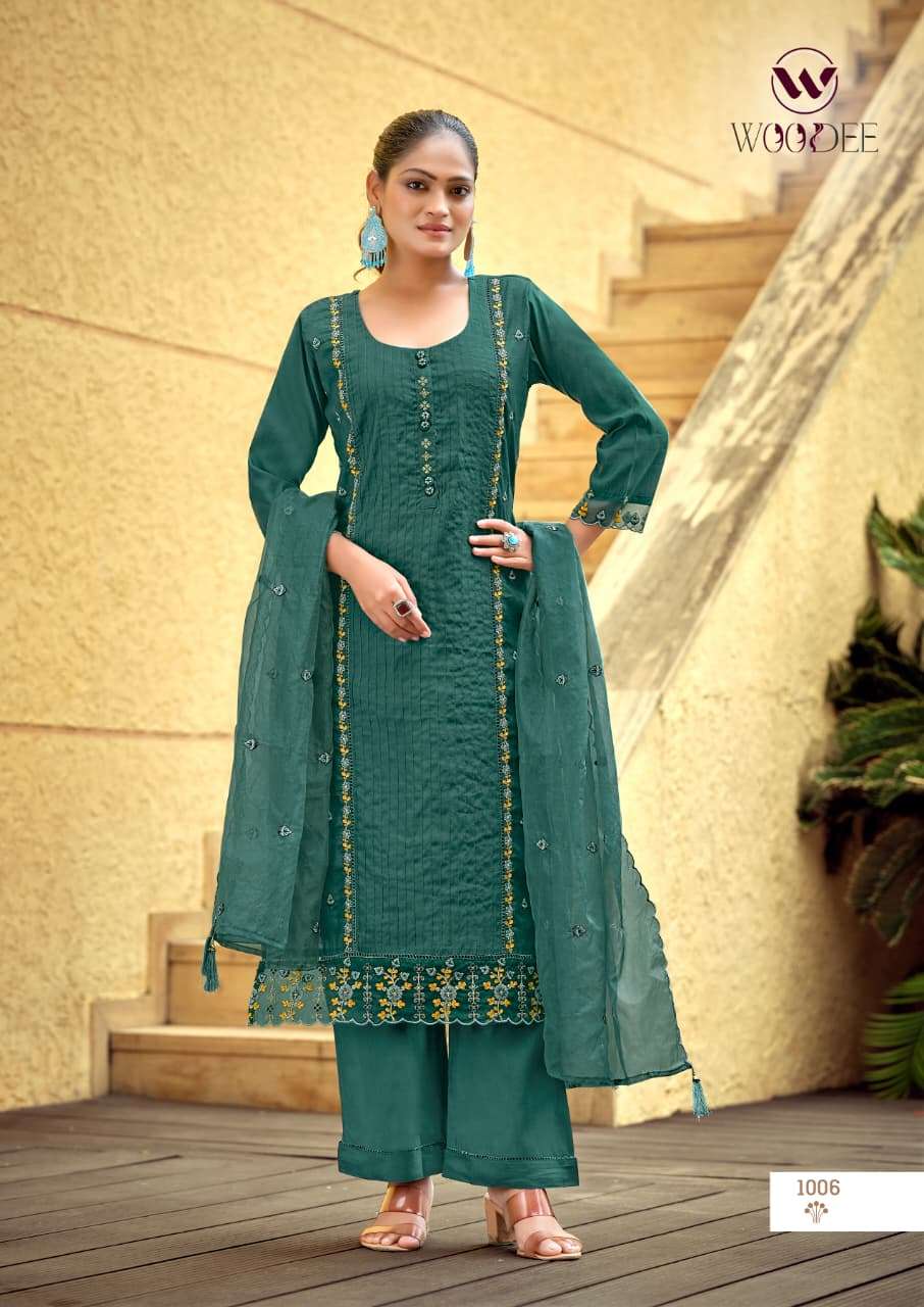 WOODEE WOMIKA VOL-2 Mal Cotton Stitched Embroidered Punjabi Suit