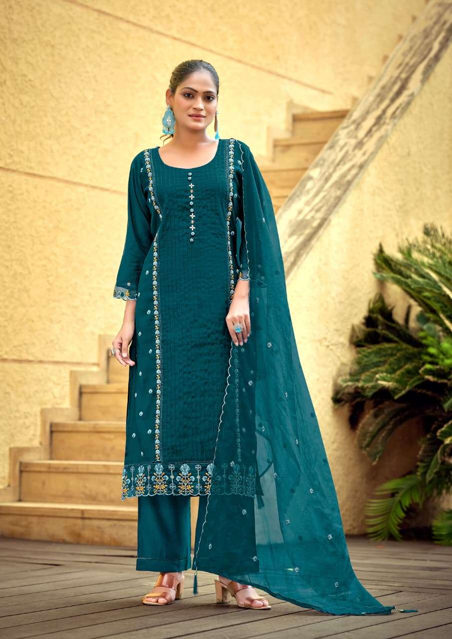 WOODEE WOMIKA VOL-2 Mal Cotton Stitched Embroidered Punjabi Suit