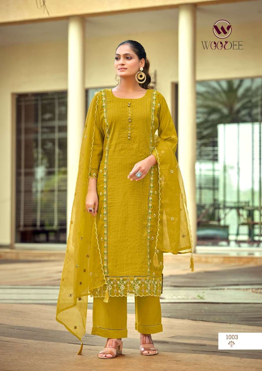 WOODEE WOMIKA VOL-2 Mal Cotton Stitched Embroidered Punjabi Suit