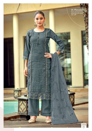 WOODEE WOMIKA VOL-2 Mal Cotton Stitched Embroidered Punjabi Suit - Amrah Wholesale