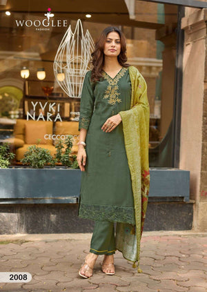 WOOGLEE EHSAAS VOL - 02 Printed Viscose Dress Set - Amrah Wholesale