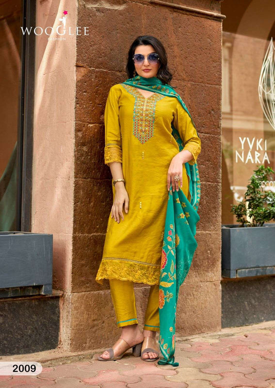WOOGLEE EHSAAS VOL - 02 Printed Viscose Dress Set - Amrah Wholesale