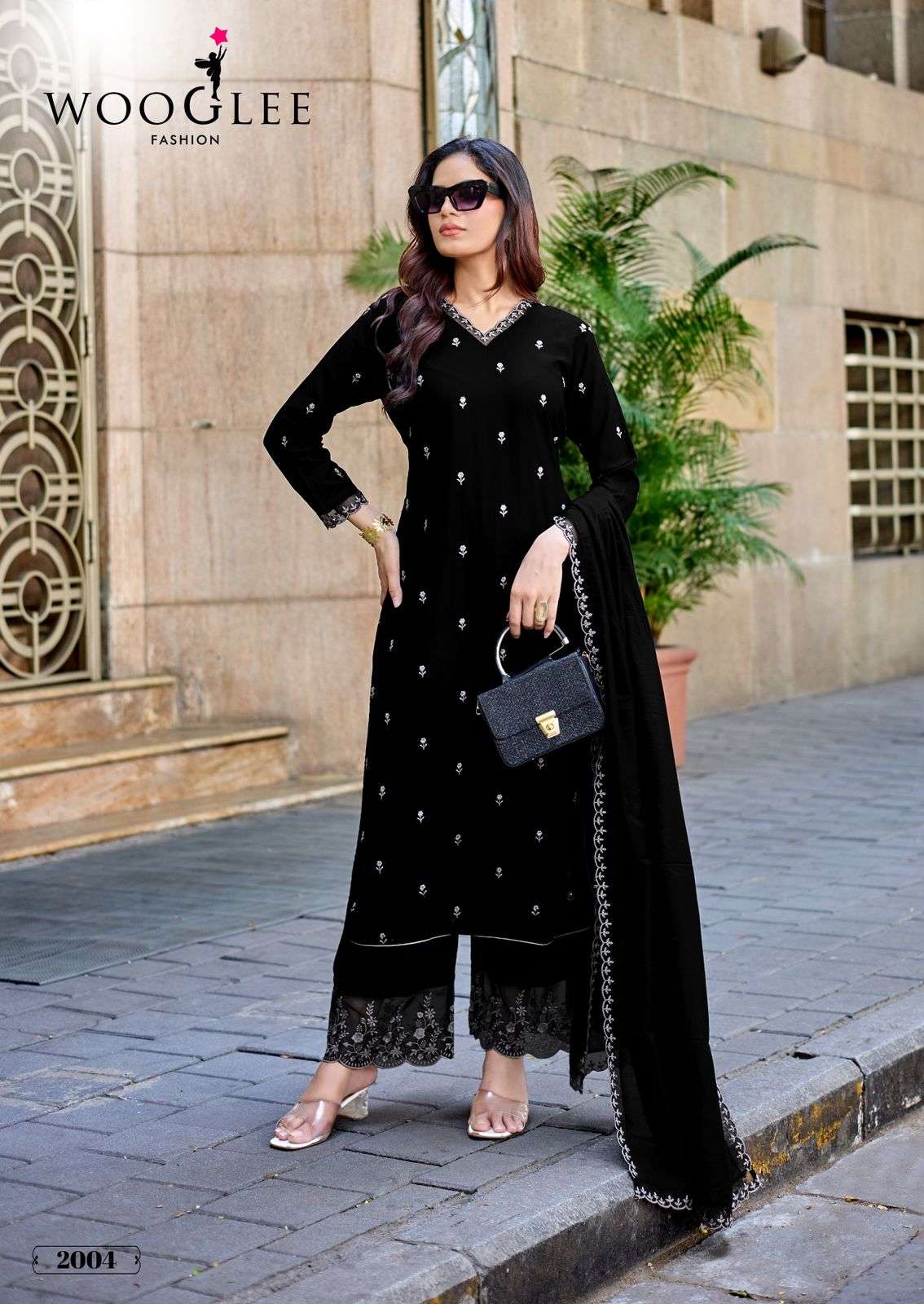 Wooglee Kalavati 2001 To 2004 Rayon Salwar Suit Set - Amrah Wholesale