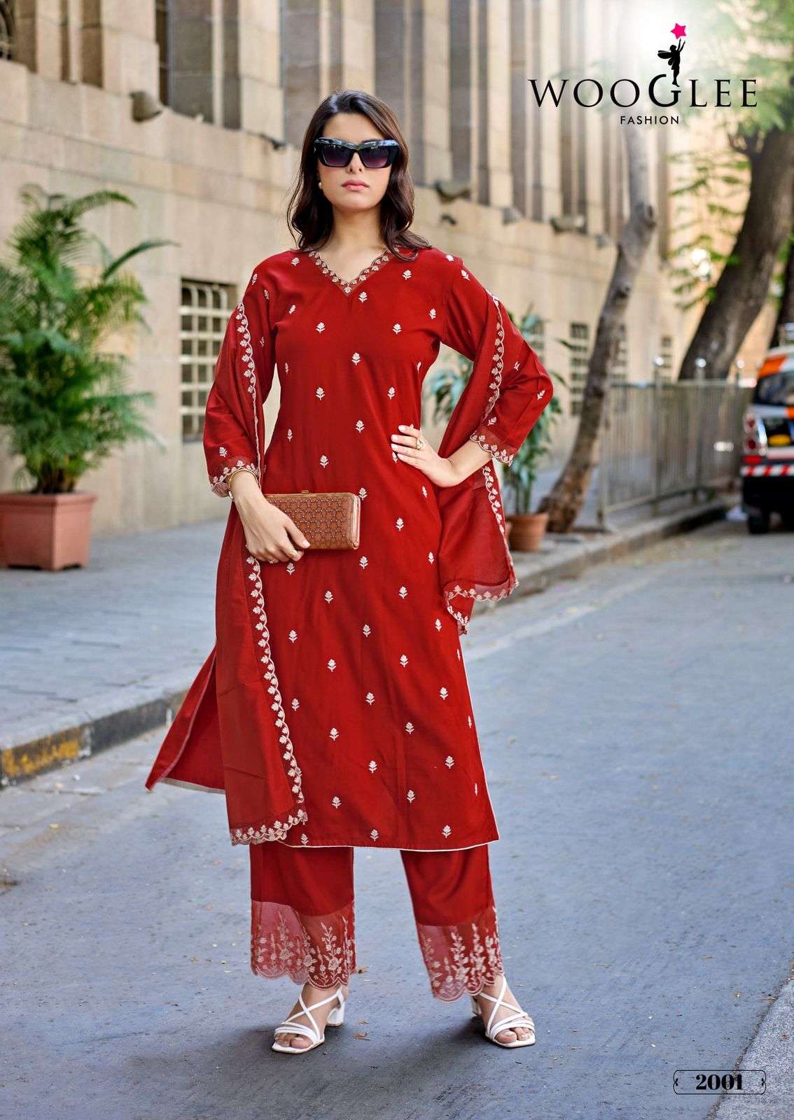 Wooglee Kalavati 2001 To 2004 Rayon Salwar Suit Set - Amrah Wholesale