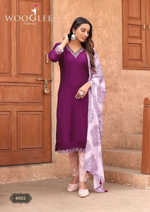 WOOGLEE SAGAAI VOL-02 Viscose Weaving Pakistani Suit Set Wholesale - Amrah Wholesale
