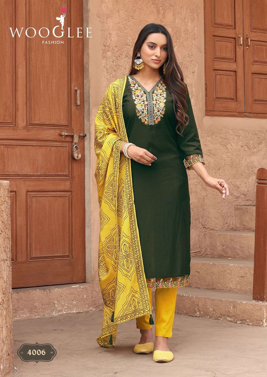 WOOGLEE SAGAAI VOL-02 Viscose Weaving Pakistani Suit Set Wholesale - Amrah Wholesale