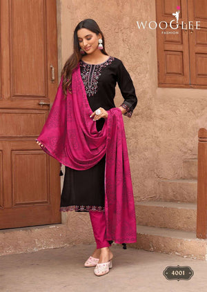 WOOGLEE SAGAAI VOL-02 Viscose Weaving Pakistani Suit Set Wholesale - Amrah Wholesale