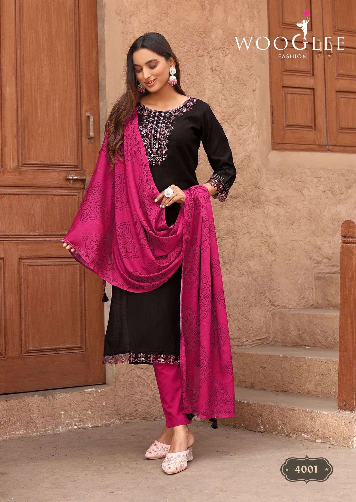 WOOGLEE SAGAAI VOL-02 Viscose Weaving Pakistani Suit Set Wholesale - Amrah Wholesale