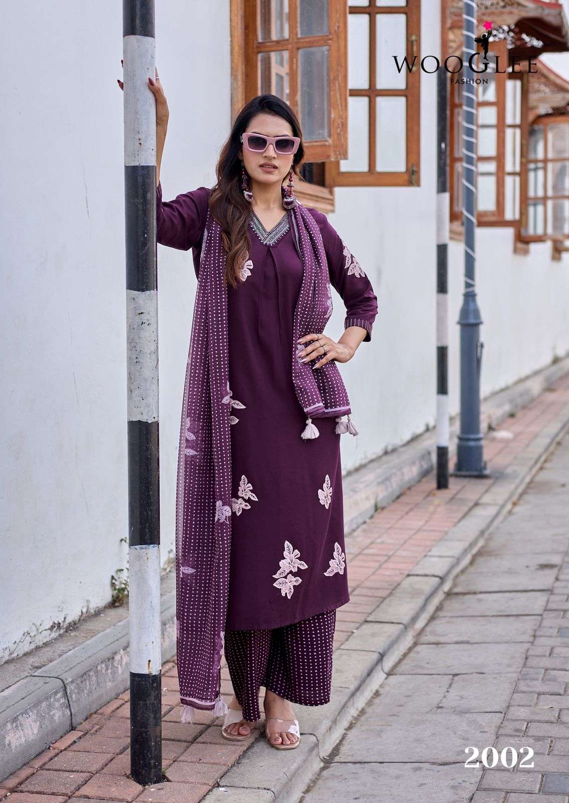 WOOGLEE VASUDHA Rayon Printed Stitched Dresses Set