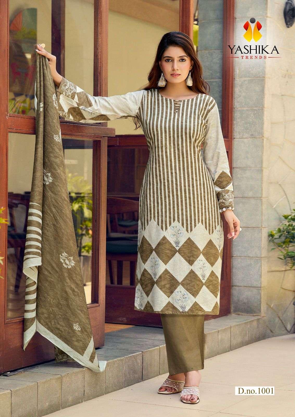 Yashika Ziana Heavy Cotton Digital Print Dress Material