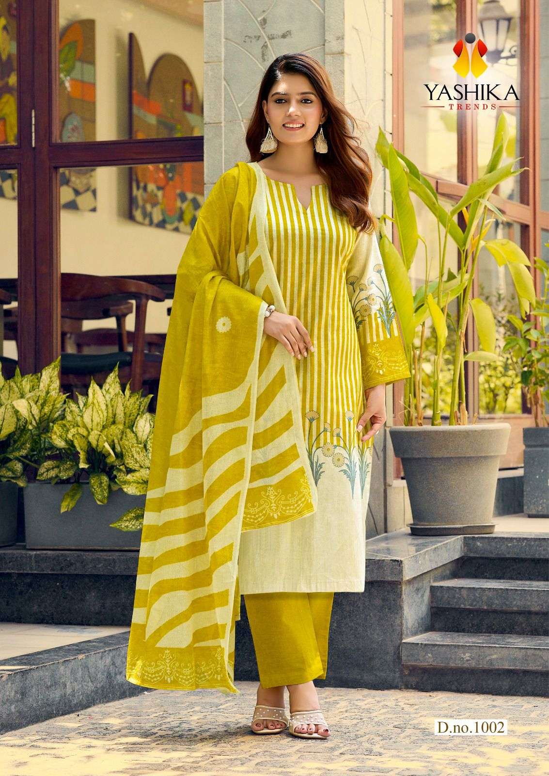 Yashika Ziana Heavy Cotton Digital Print Dress Material