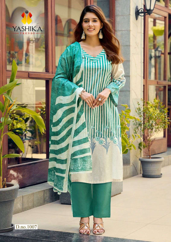 Yashika Ziana Heavy Cotton Digital Print Dress Material