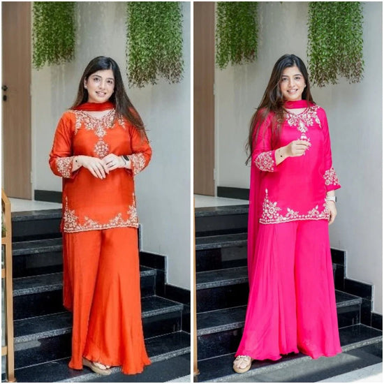 YD 067 Crepe Embroidery Party Wear Salwar Suit Set - Amrah Wholesale