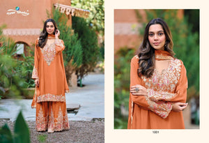 YOUR CHOICE DECENT Pure Chinon Embroidered Salwar Suit Set - Amrah Wholesale